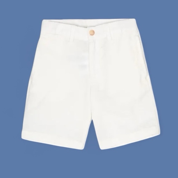 NWT Polo Ralph Lauren Boys Straight Fit Linen Blend Flat Front Shorts Classic‎ - Picture 1 of 10